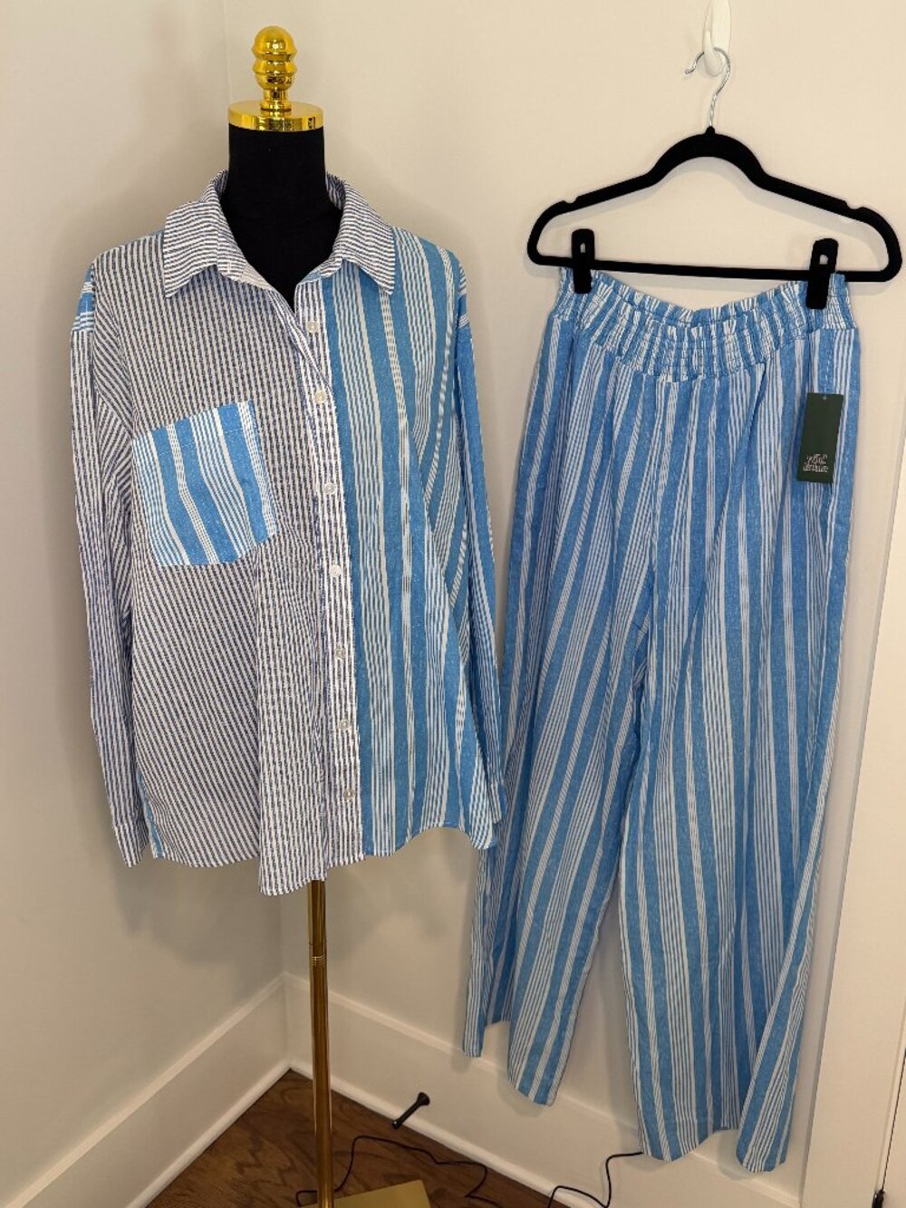 NWT Striped Wild Fable 2pc set (L)